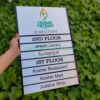 Bảng chỉ dẫn tòa nhà, bảng sơ đồ nhà, biển chỉ dẫn văn phòng, biển sơ đồ tầng