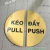 Bảng kéo đẩy, Biển push pull, Bảng kéo ra đẩy vào, Biển gắn cửa kính
