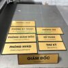 Bảng phòng họp, biển tên phòng kim loại, bảng tên phòng giám đốc, biển tên phòng ban