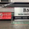 Bảng số nhà gắn nổi, bảng số và tên chữ nổi, biển số hotel, biển tên khách sạn