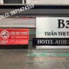 Bảng số nhà gắn nổi, bảng số và tên chữ nổi, biển số hotel, biển tên khách sạn