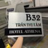 Bảng số nhà gắn nổi, bảng số và tên chữ nổi, biển số hotel, biển tên khách sạn