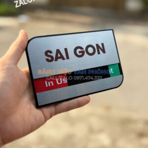 Biển trượt inox nhỏ, bảng đẩy thay nội dung, biển thay đổi tên, bảng đổi trạng thái
