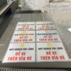 Bảng không để xe trên vỉa hè, biển cấm đỗ xe vỉa hè, Bảng vui lòng để xe lòng đường, Biển chú ý để xe vỉa hè