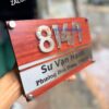 Biển số nhà vân gỗ, Bảng địa chỉ nhà, Số nhà gắn nổi, Bảng tên nhà inox